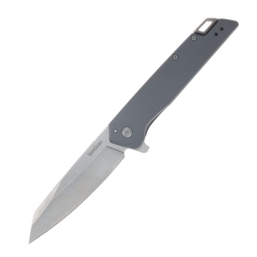 Kershaw Misdirect XL AO Folder Gray Coated SS Handle Stonewashed 4Cr14 Blade KS1441